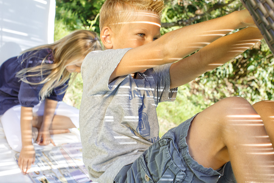 Hotel-Fotografie Hirschen Kids im Gartenn